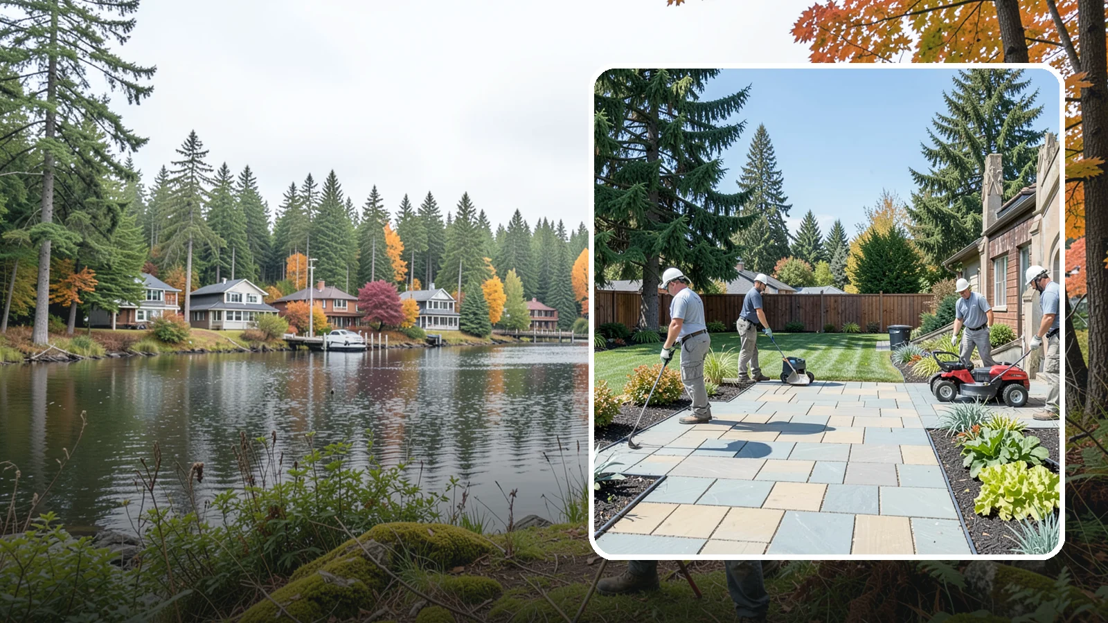 Patio Installation in La Conner, Skagit County, WA - Custom paver, stone, and concrete patios built to create durable, beautiful outdoor living space.