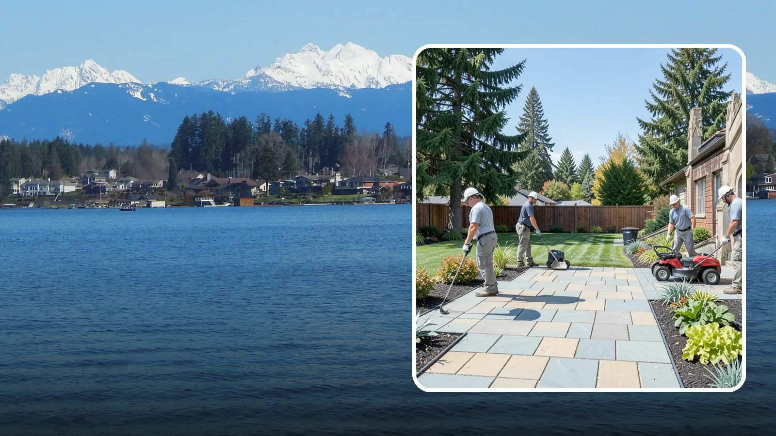 Patio Installation in Lake Stevens, Snohomish County, WA - Custom paver, stone, and concrete patios built to create durable, beautiful outdoor living space.