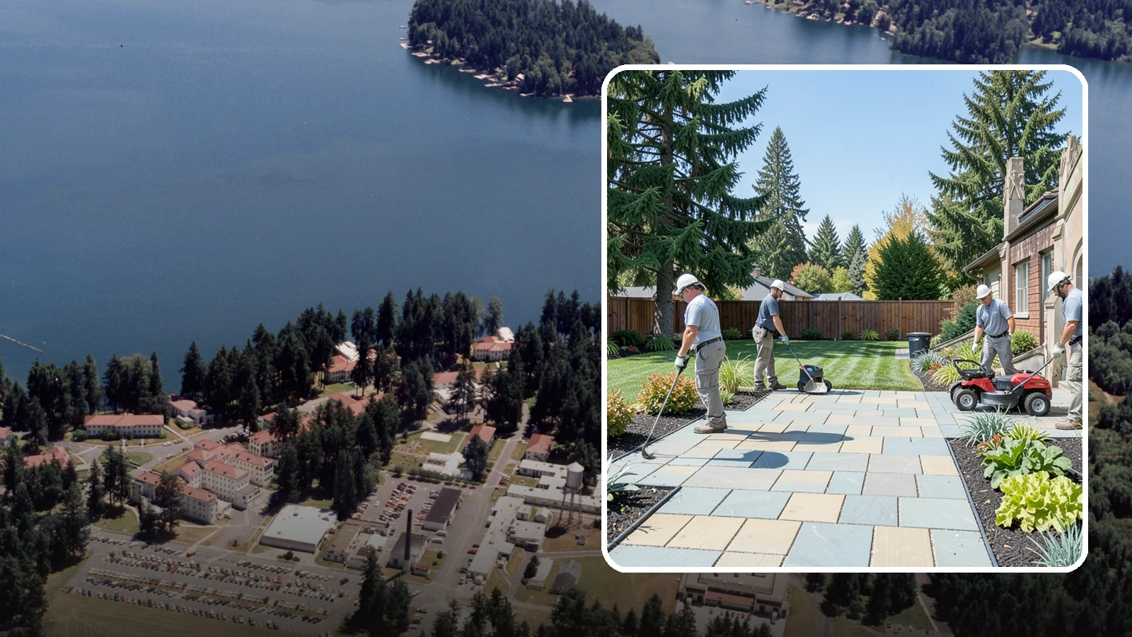 Patio Installation in Lakewood, Pierce County, WA - Custom paver, stone, and concrete patios built to create durable, beautiful outdoor living space.