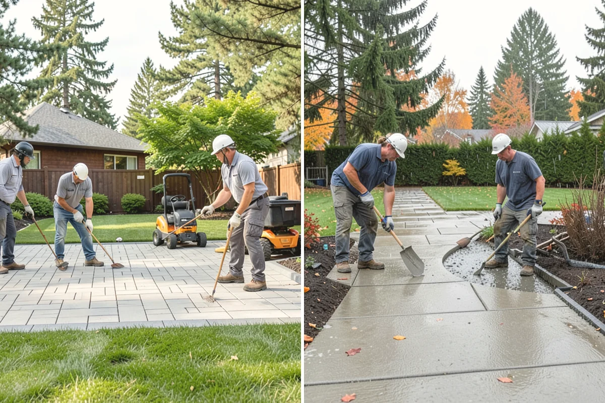 Patio Installation in Mercer Island, King County, WA - Design the patio size, shape, and material
