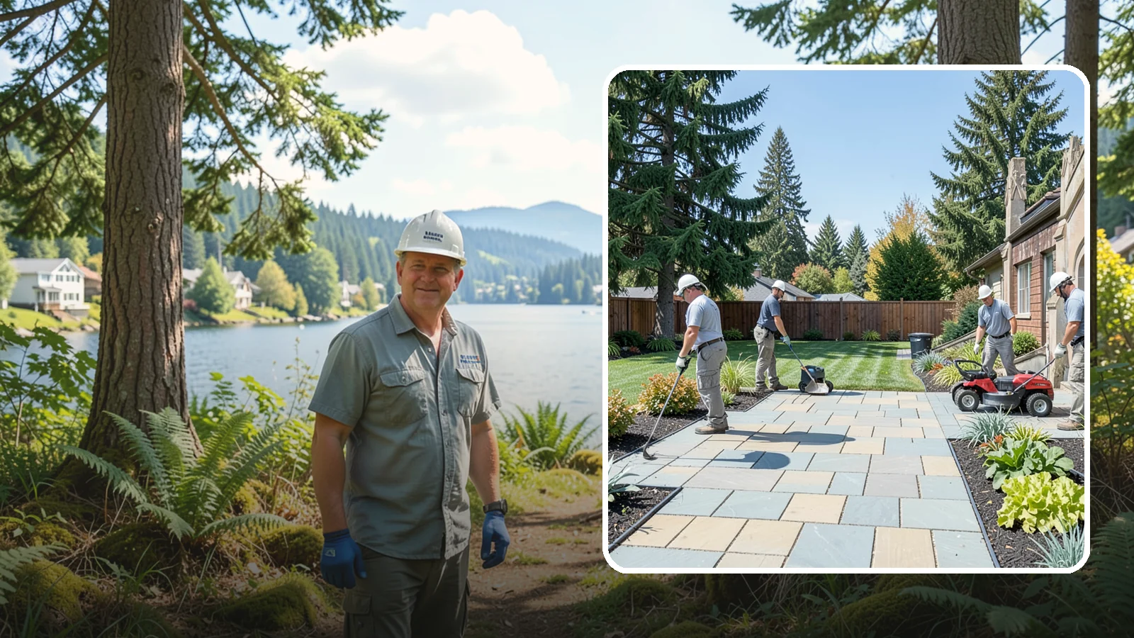 Patio Installation in Milton, King County, WA - Custom paver, stone, and concrete patios built to create durable, beautiful outdoor living space.