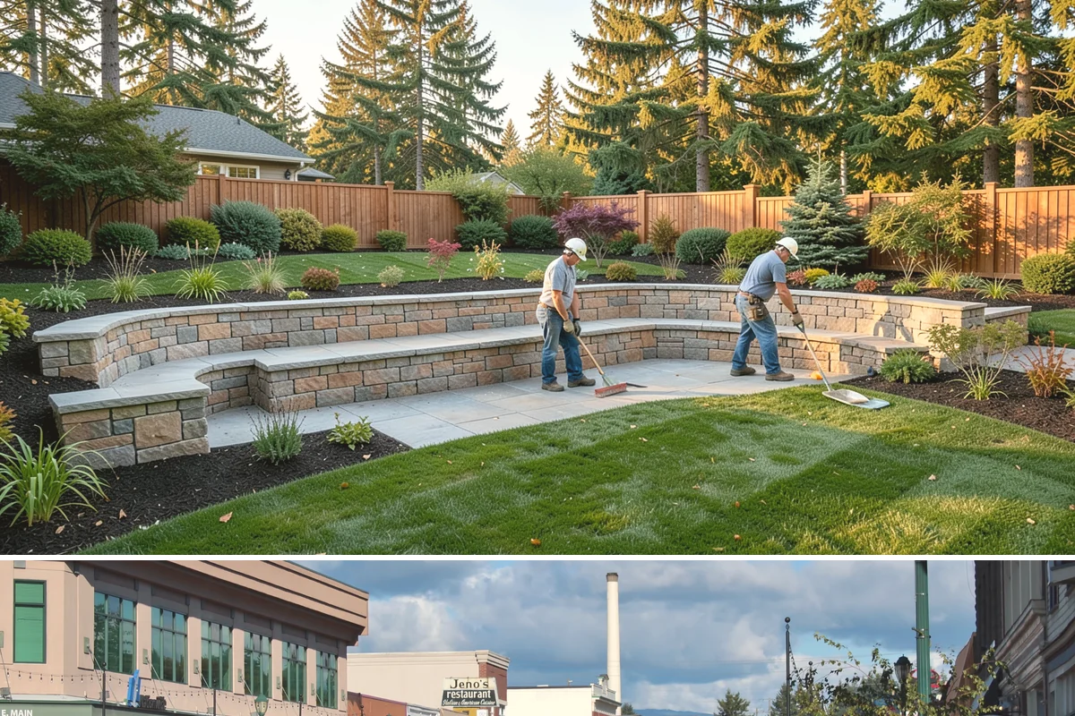 Patio Installation in Monroe, Snohomish County, WA - Best built spring through fall.