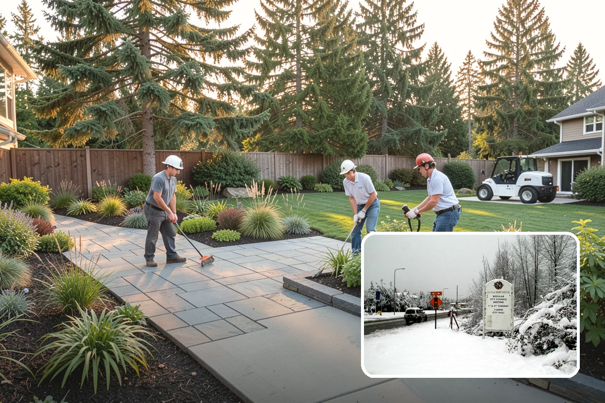Patio Installation in Newcastle, King County, WA - Adds a true outdoor living room
