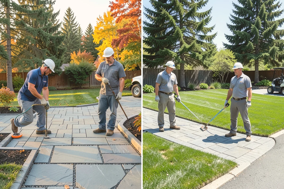 Patio Installation in Newcastle, King County, WA - Design the patio size, shape, and material
