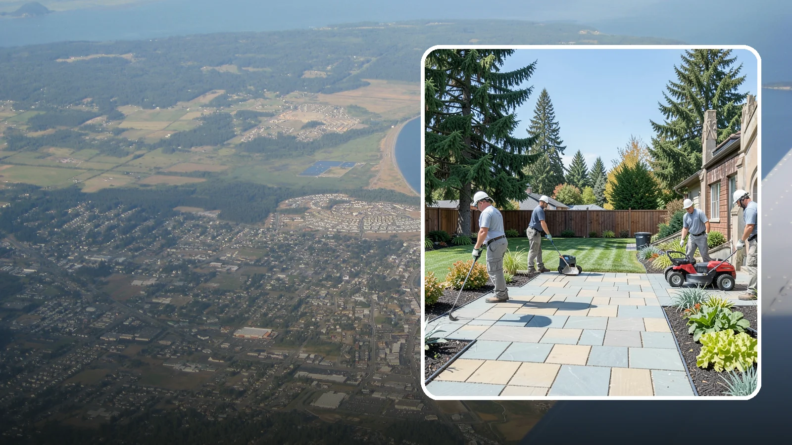 Patio Installation in Oak Harbor, Island County, WA - Custom paver, stone, and concrete patios built to create durable, beautiful outdoor living space.