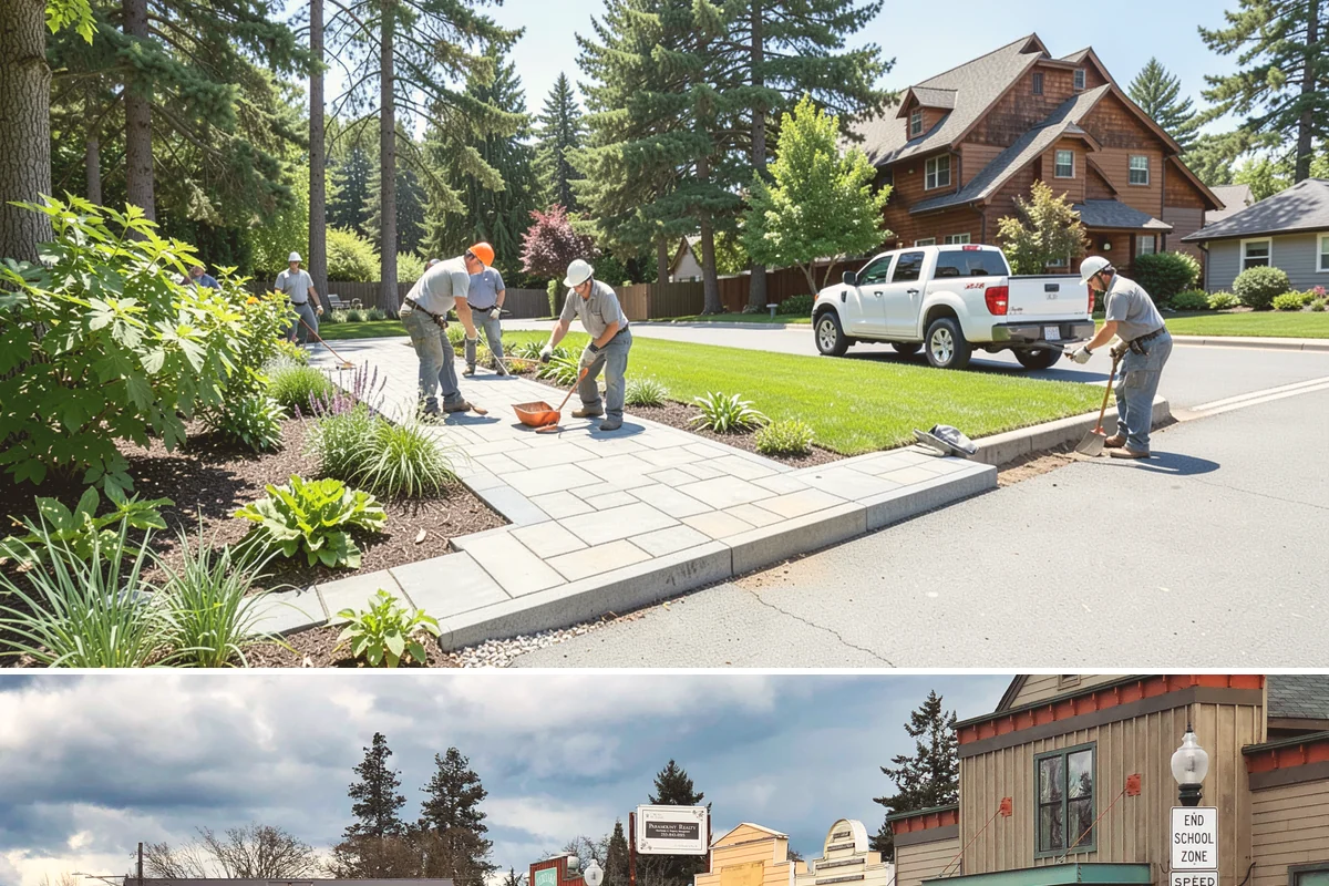 Patio Installation in Roy, Pierce County, WA - Best built spring through fall.