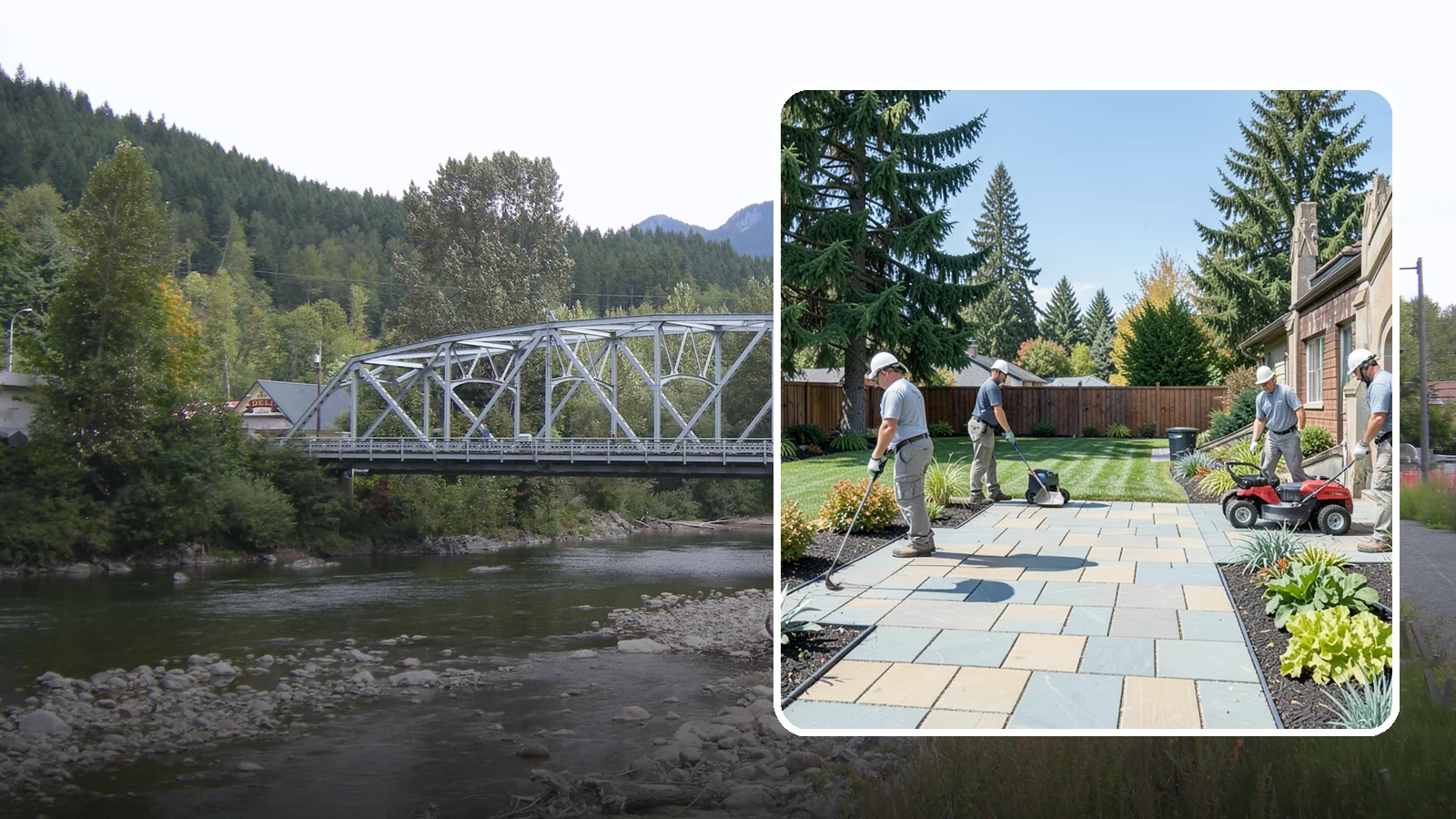 Patio Installation in Skykomish, King County, WA - Custom paver, stone, and concrete patios built to create durable, beautiful outdoor living space.