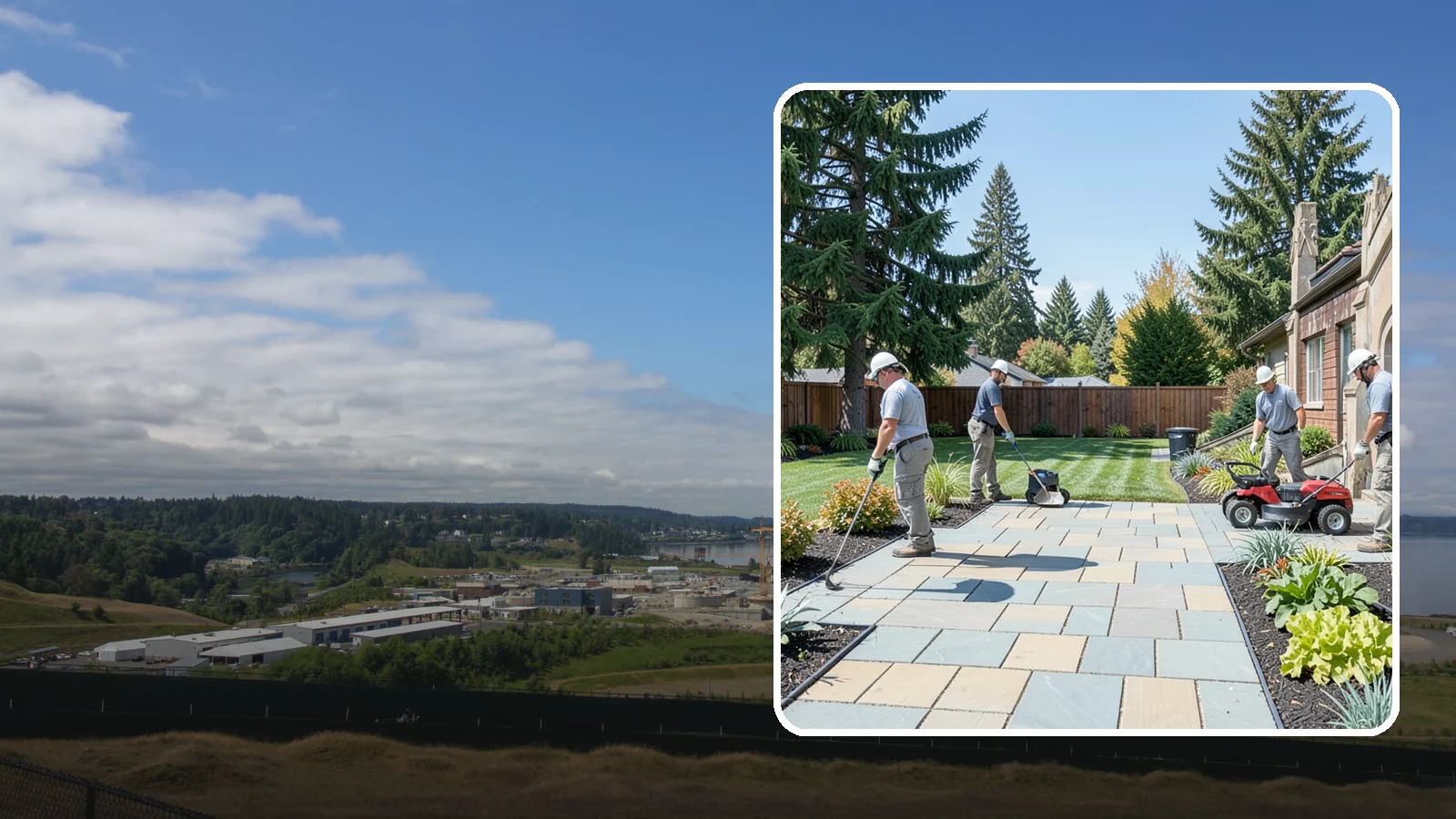 Patio Installation in University Place, Pierce County, WA - Custom paver, stone, and concrete patios built to create durable, beautiful outdoor living space.