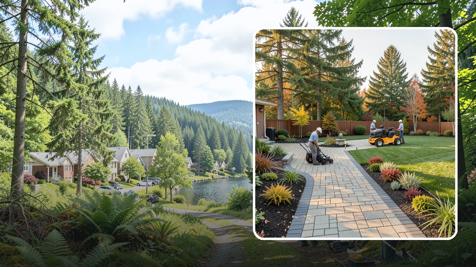 Patios & Walkways in Lake Forest Park, King County, WA - Custom patios and walkways that create beautiful, durable outdoor living and connection spaces.