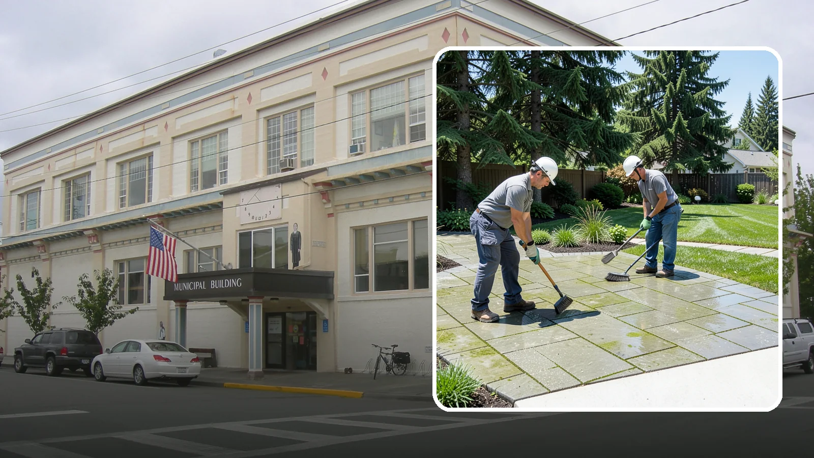 Paver Cleaning in Anacortes, Skagit County, WA - We deep-clean and re-sand paver surfaces to remove the moss, algae, and grime that thrive in Northwest damp.