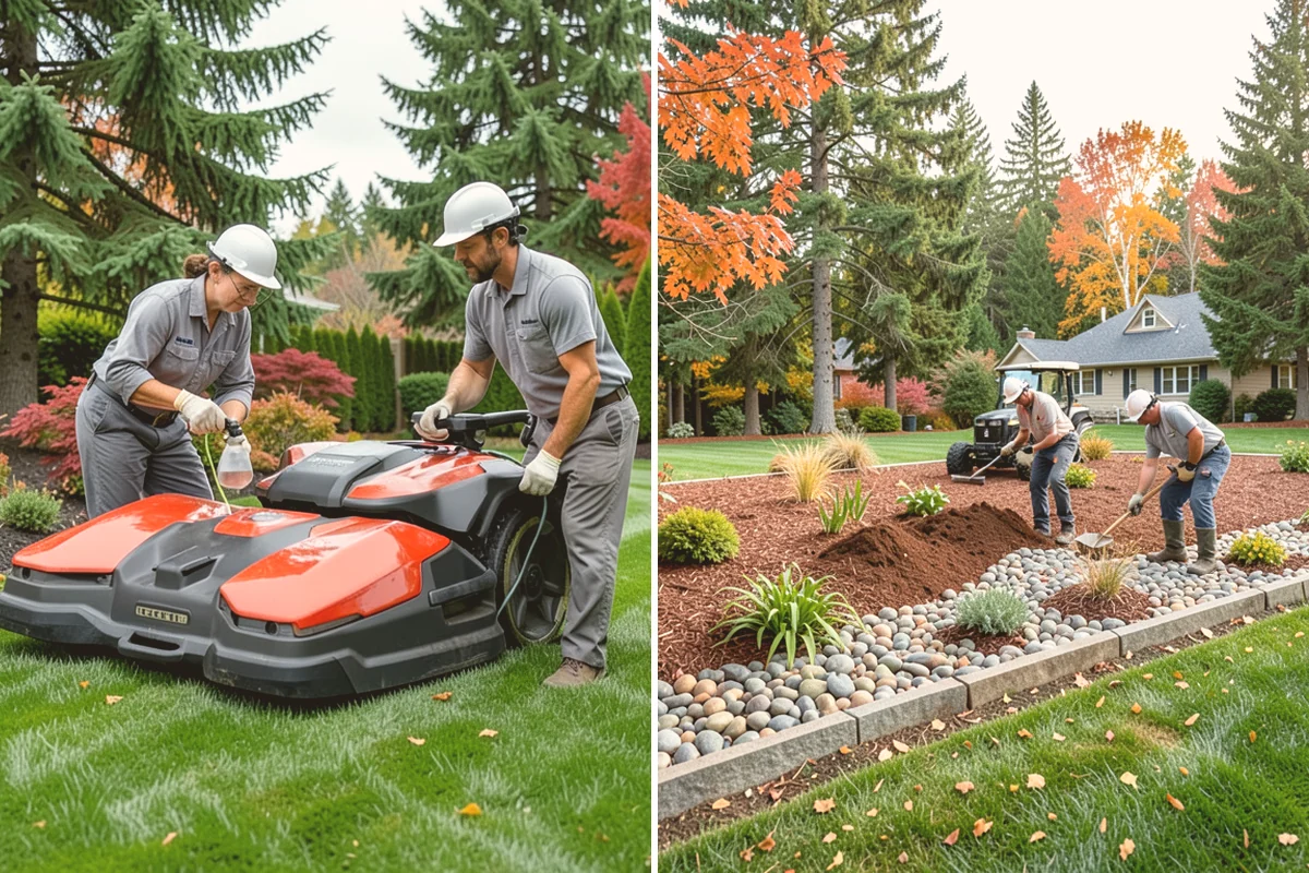 Paver Cleaning in Bellevue, King County, WA - Inspect pavers and clear surface debris