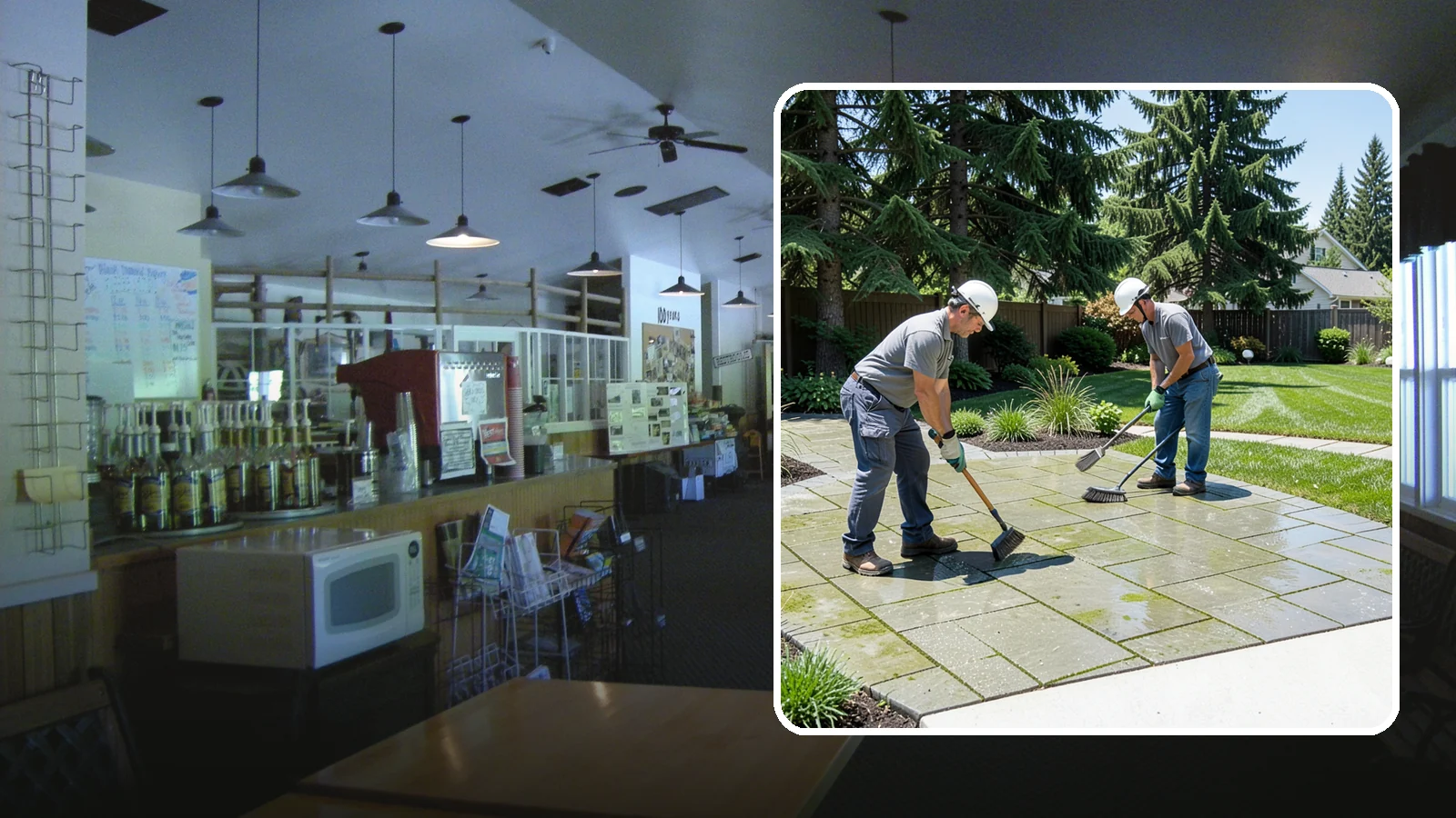 Paver Cleaning in Black Diamond, King County, WA - We deep-clean and re-sand paver surfaces to remove the moss, algae, and grime that thrive in Northwest damp.