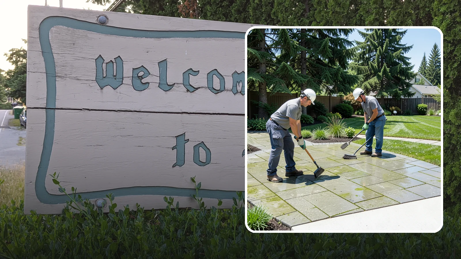 Paver Cleaning in Brier, Snohomish County, WA - We deep-clean and re-sand paver surfaces to remove the moss, algae, and grime that thrive in Northwest damp.