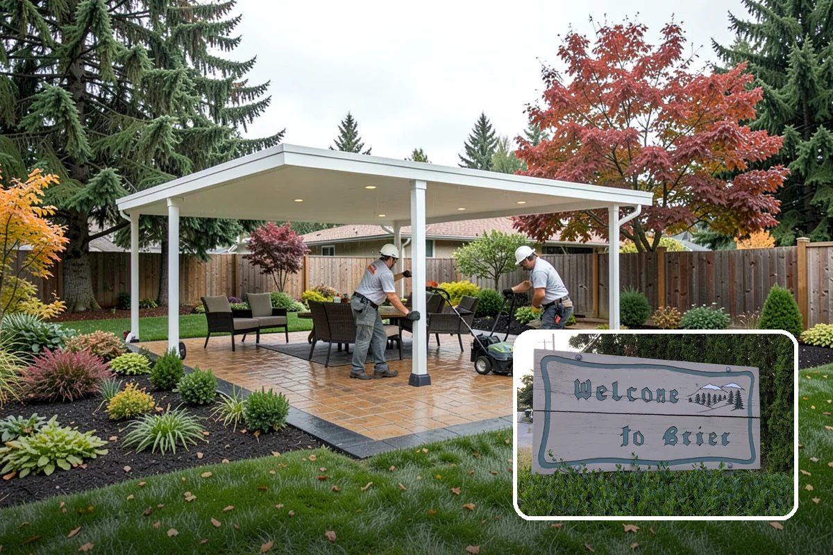 Paver Cleaning in Brier, Snohomish County, WA - Removes slippery moss, algae, and mildew for safer footing