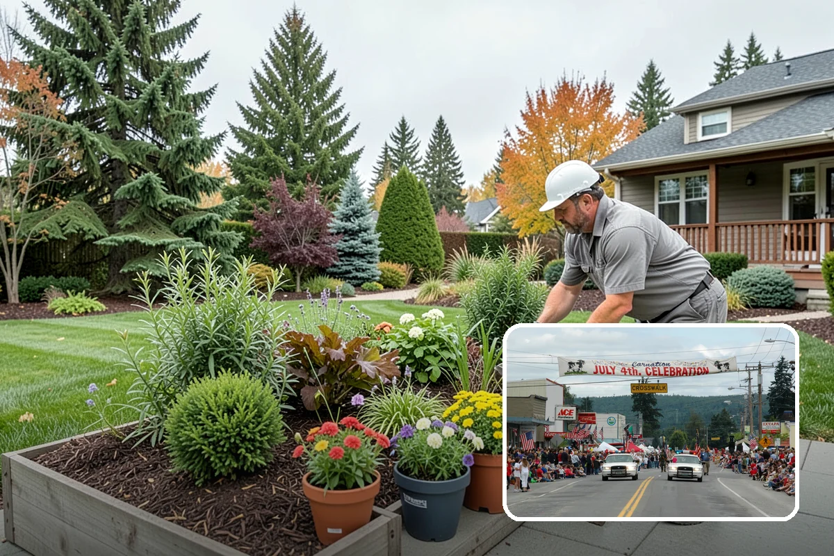 Paver Cleaning in Carnation, King County, WA - Removes slippery moss, algae, and mildew for safer footing