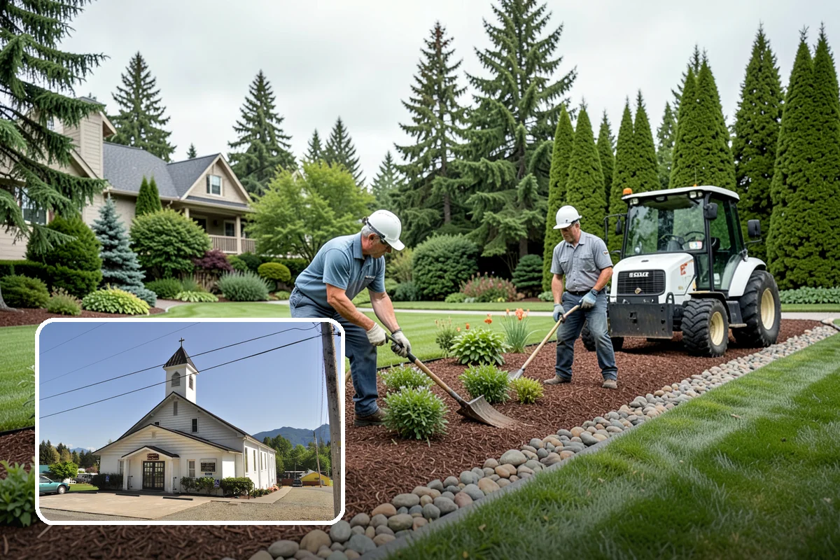 Paver Cleaning in Concrete, Skagit County, WA - Removes slippery moss, algae, and mildew for safer footing