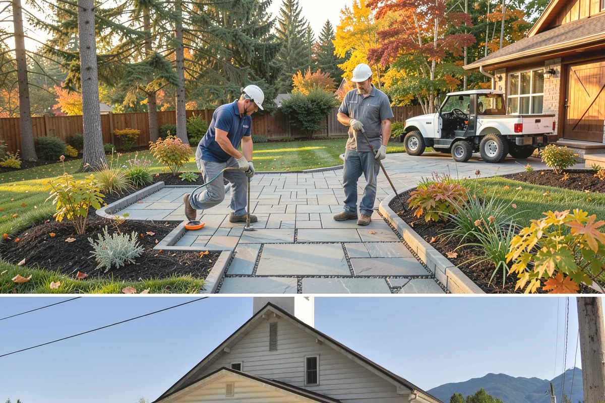 Paver Cleaning in Concrete, Skagit County, WA - Late spring and summer allow surfaces to dry fully for effective re-sanding and sealing, though cleaning can be done whenever...
