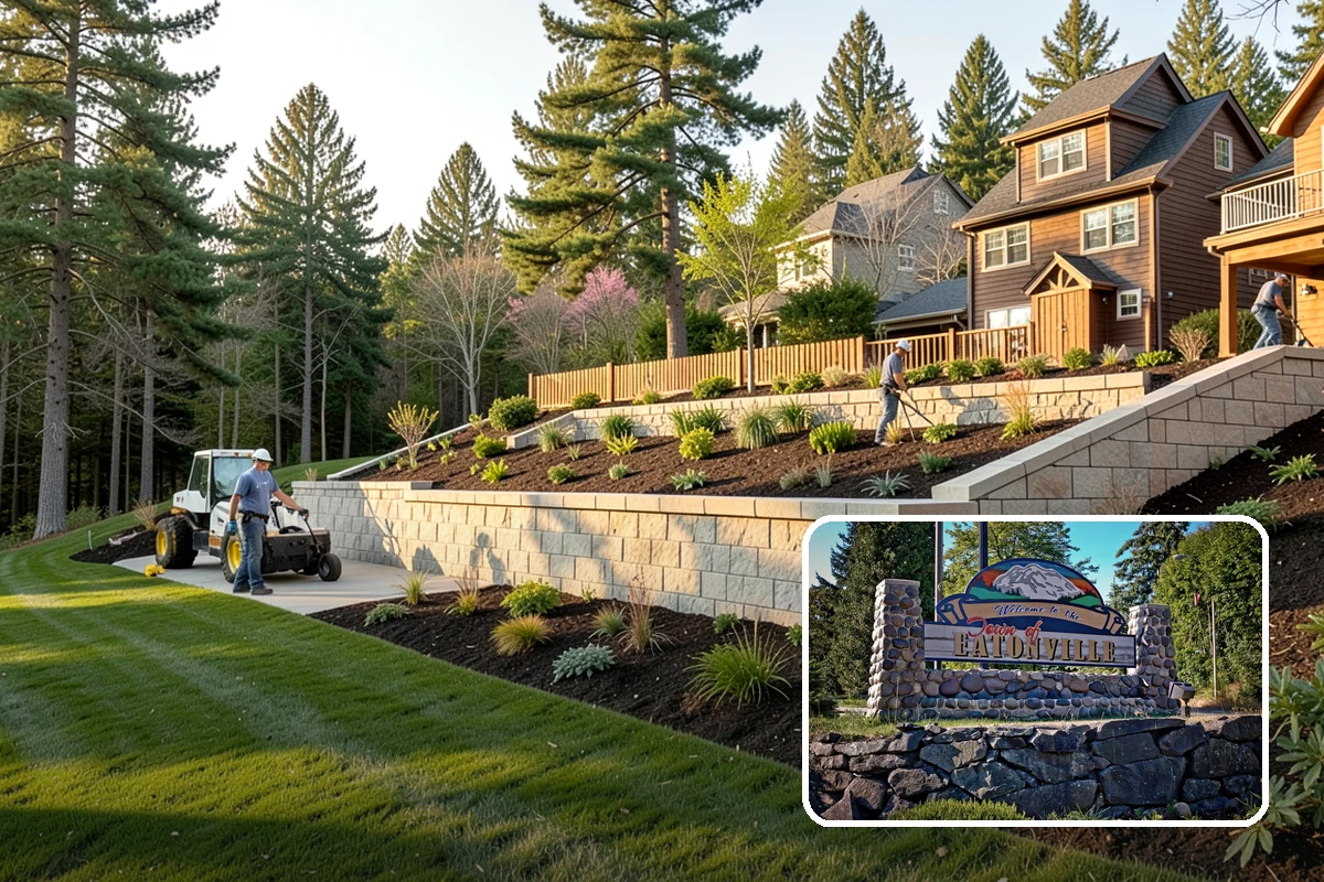Paver Cleaning in Eatonville, Pierce County, WA - Removes slippery moss, algae, and mildew for safer footing