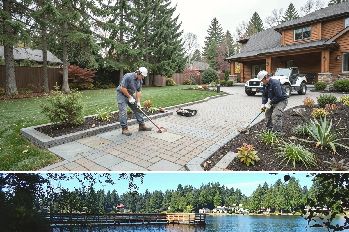 Paver Cleaning in Federal Way, King County, WA - Late spring and summer allow surfaces to dry fully for effective re-sanding and sealing, though cleaning can be done whenever...