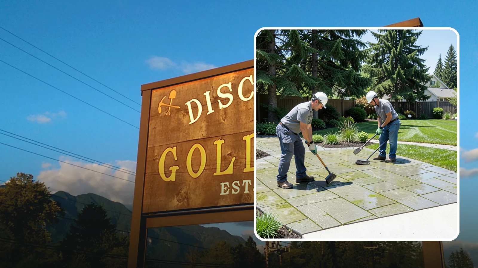Paver Cleaning in Gold Bar, Snohomish County, WA - We deep-clean and re-sand paver surfaces to remove the moss, algae, and grime that thrive in Northwest damp.