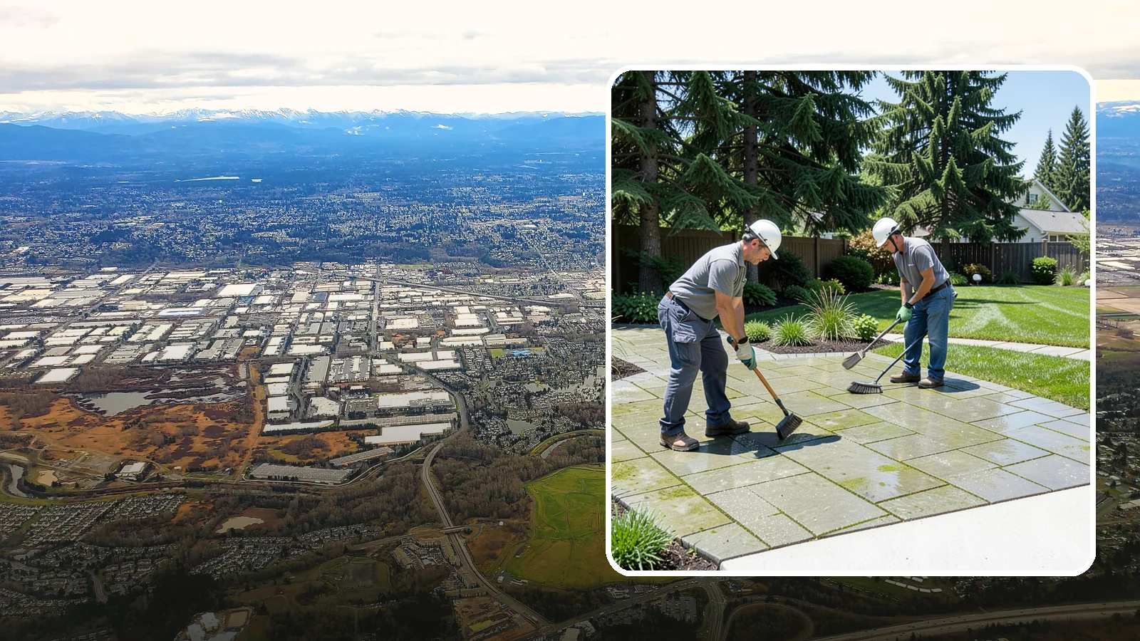 Paver Cleaning in Kent, King County, WA - We deep-clean and re-sand paver surfaces to remove the moss, algae, and grime that thrive in Northwest damp.