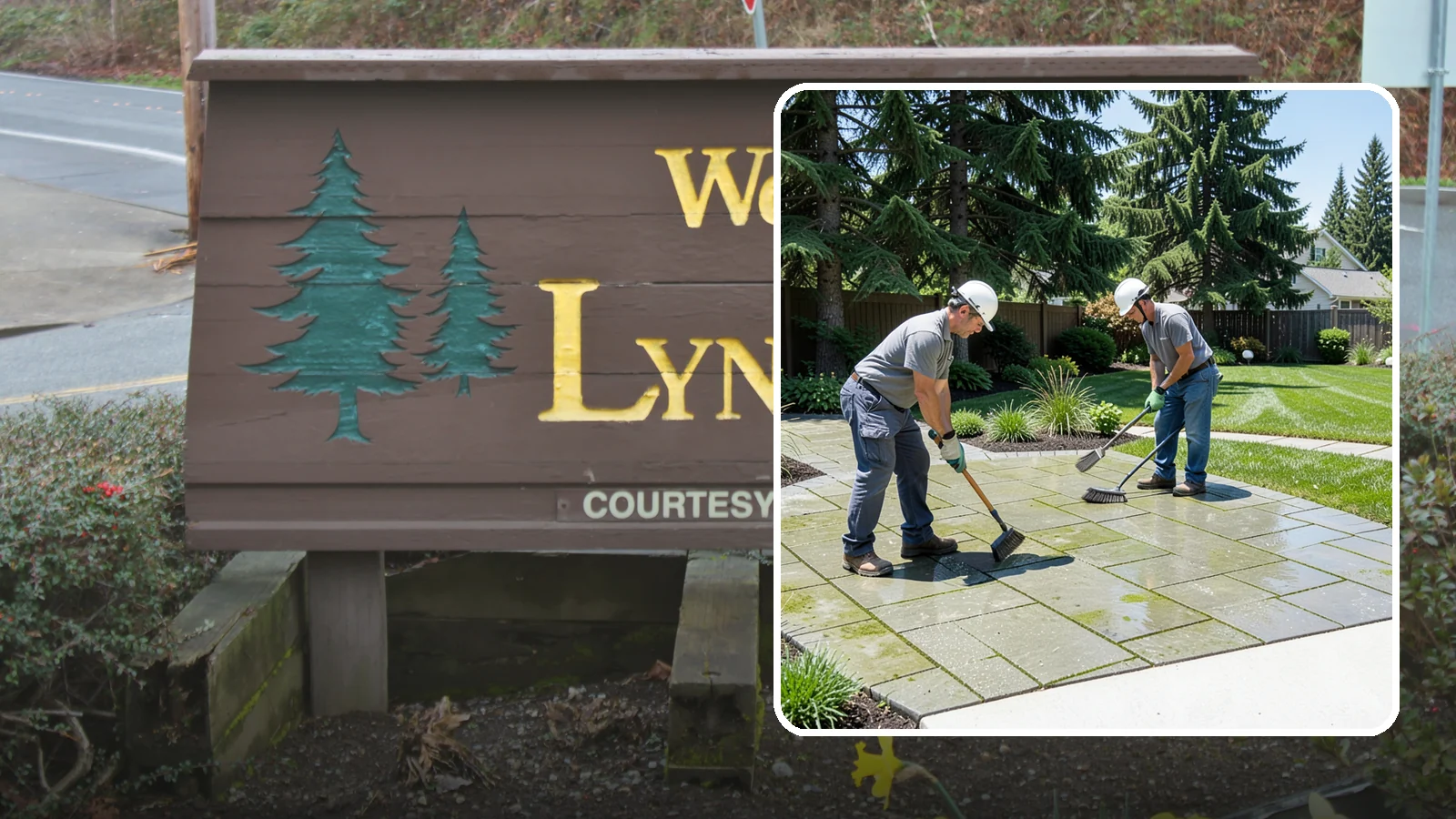 Paver Cleaning in Lynnwood, Snohomish County, WA - We deep-clean and re-sand paver surfaces to remove the moss, algae, and grime that thrive in Northwest damp.