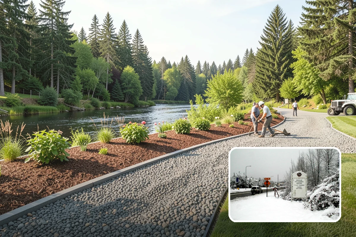 Paver Cleaning in Newcastle, King County, WA - Removes slippery moss, algae, and mildew for safer footing