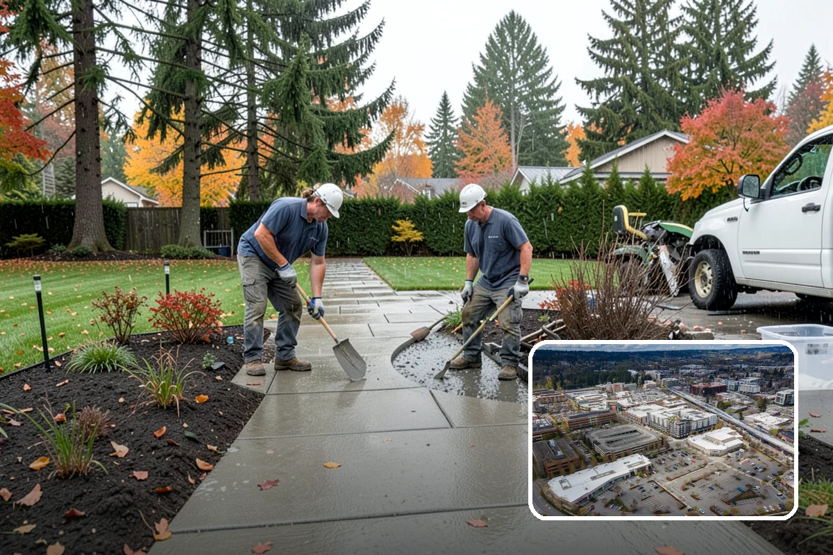 Paver Cleaning in Redmond, King County, WA - Removes slippery moss, algae, and mildew for safer footing