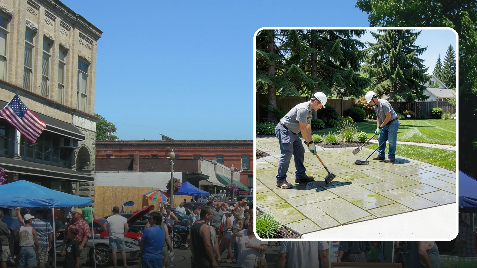 Paver Cleaning in Snohomish, Snohomish County, WA - We deep-clean and re-sand paver surfaces to remove the moss, algae, and grime that thrive in Northwest damp.