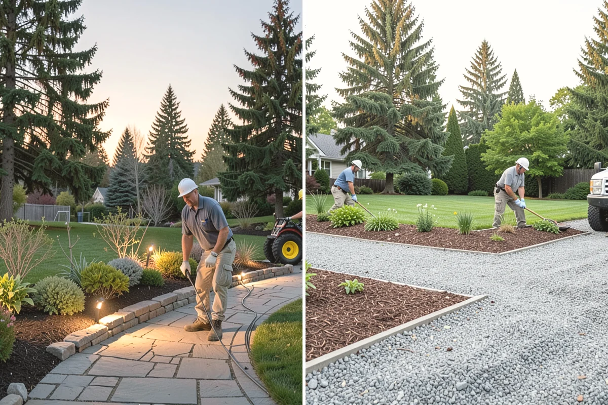 Paver Cleaning in Steilacoom, Pierce County, WA - Inspect pavers and clear surface debris