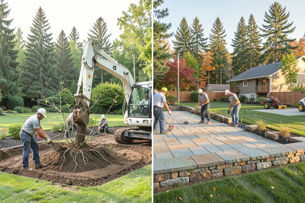 Paver Cleaning in Yarrow Point, King County, WA - Inspect pavers and clear surface debris