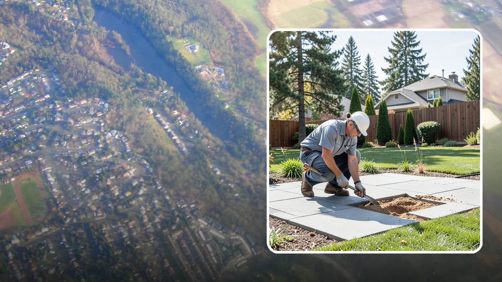 Paver Repair & Releveling in Algona, King County, WA - Repair of sunken, shifted, or damaged pavers to restore a smooth, level, safe surface.