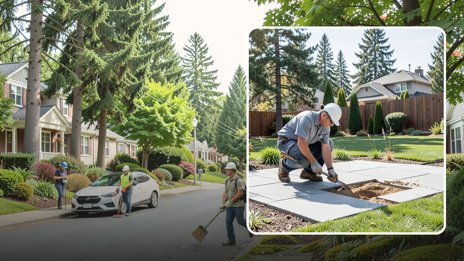 Paver Repair & Releveling in Beaux Arts Village, King County, WA - Repair of sunken, shifted, or damaged pavers to restore a smooth, level, safe surface.