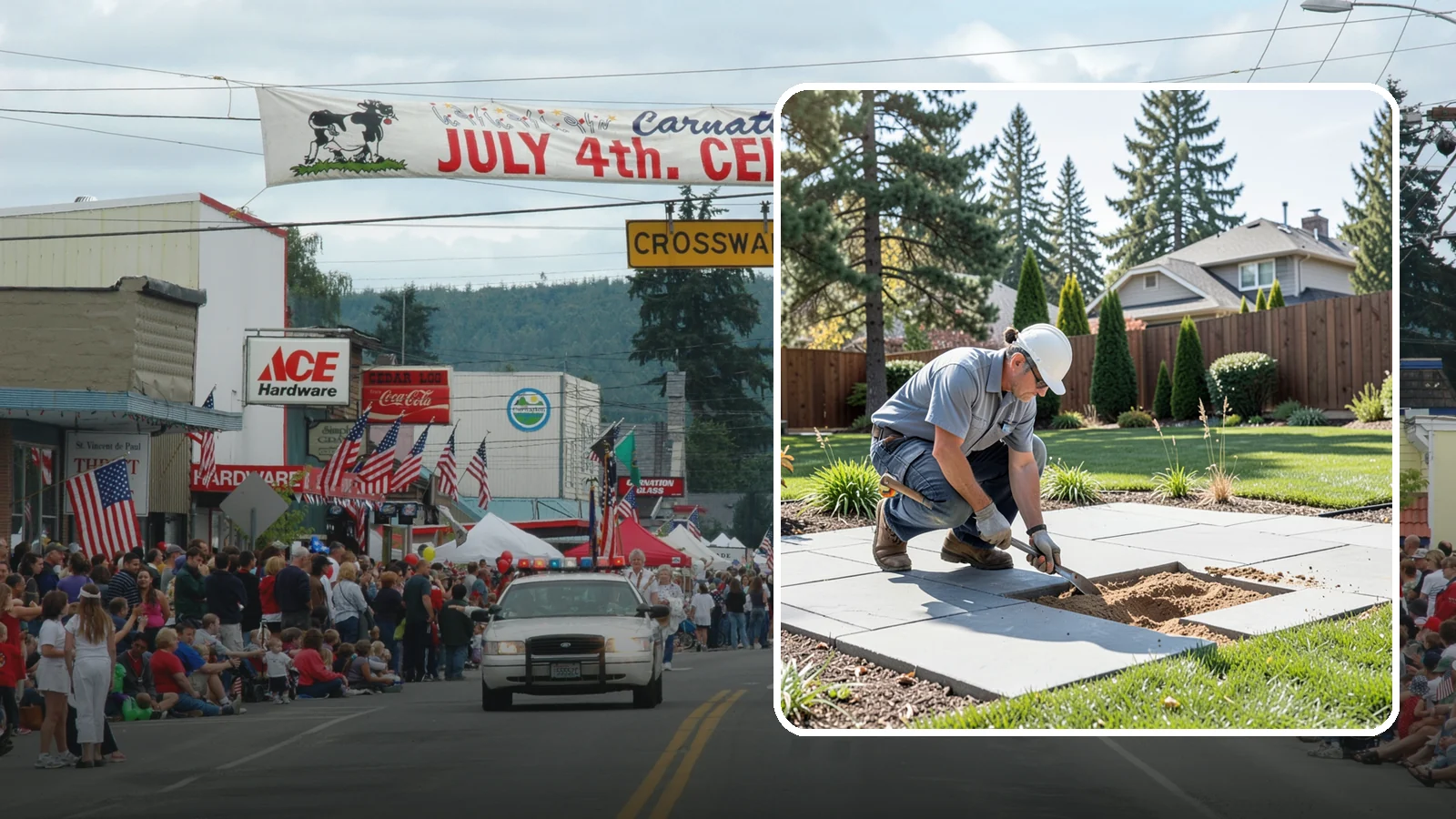 Paver Repair & Releveling in Carnation, King County, WA - Repair of sunken, shifted, or damaged pavers to restore a smooth, level, safe surface.