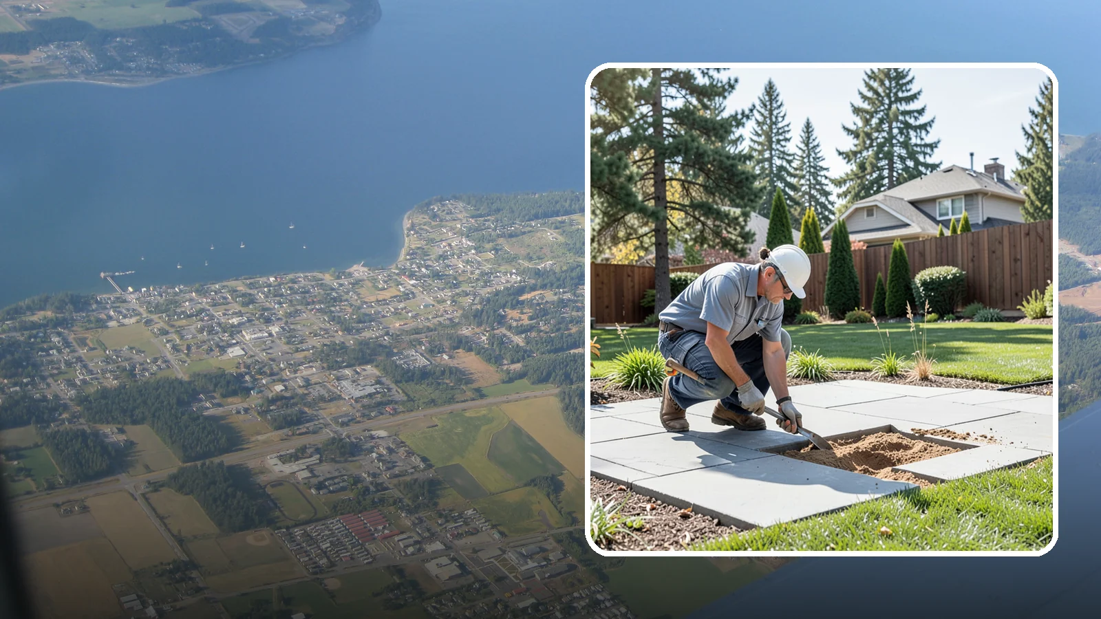 Paver Repair & Releveling in Coupeville, Island County, WA - Repair of sunken, shifted, or damaged pavers to restore a smooth, level, safe surface.