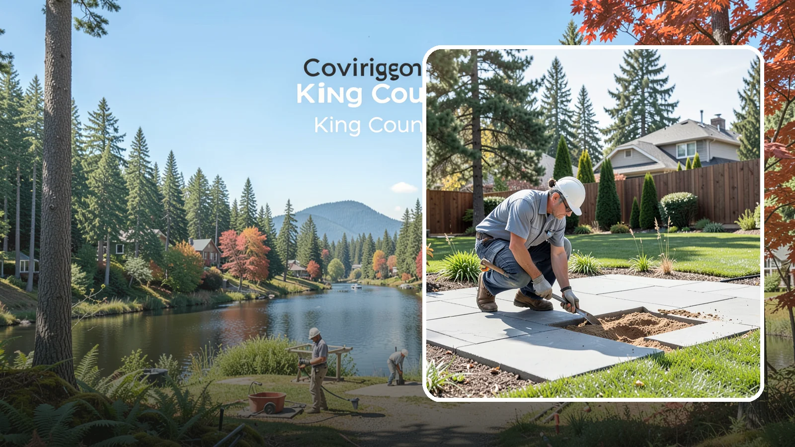 Paver Repair & Releveling in Covington, King County, WA - Repair of sunken, shifted, or damaged pavers to restore a smooth, level, safe surface.