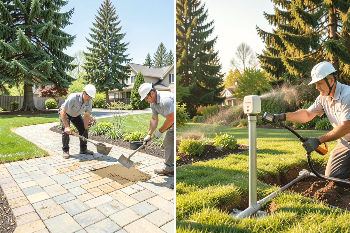 Paver Repair & Releveling in Covington, King County, WA - Assess the settled or damaged area