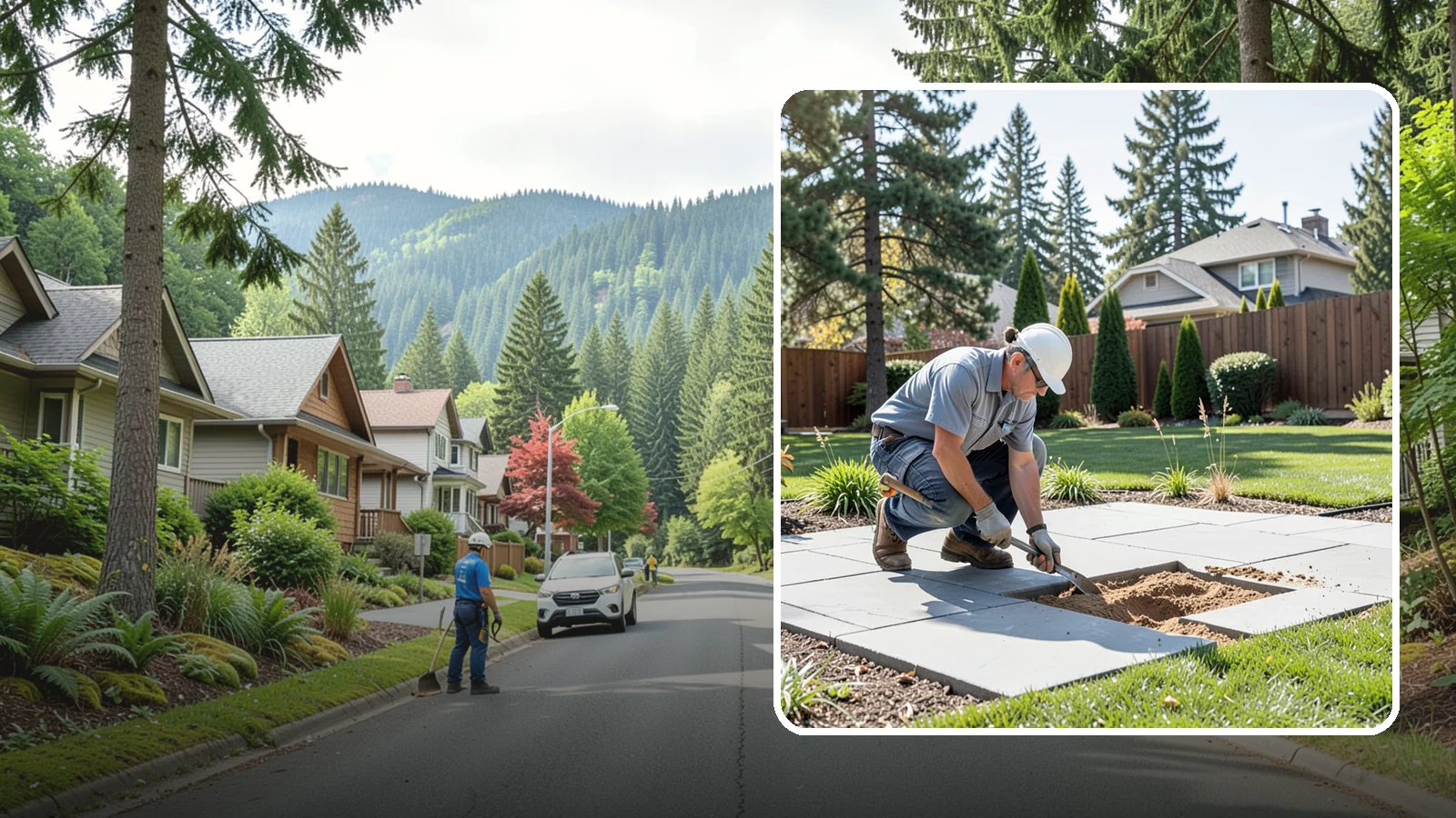Paver Repair & Releveling in Darrington, Snohomish County, WA - Repair of sunken, shifted, or damaged pavers to restore a smooth, level, safe surface.