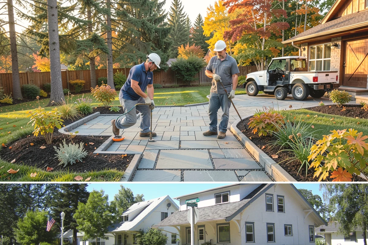 Paver Repair & Releveling in DuPont, Pierce County, WA - Best done spring through fall.