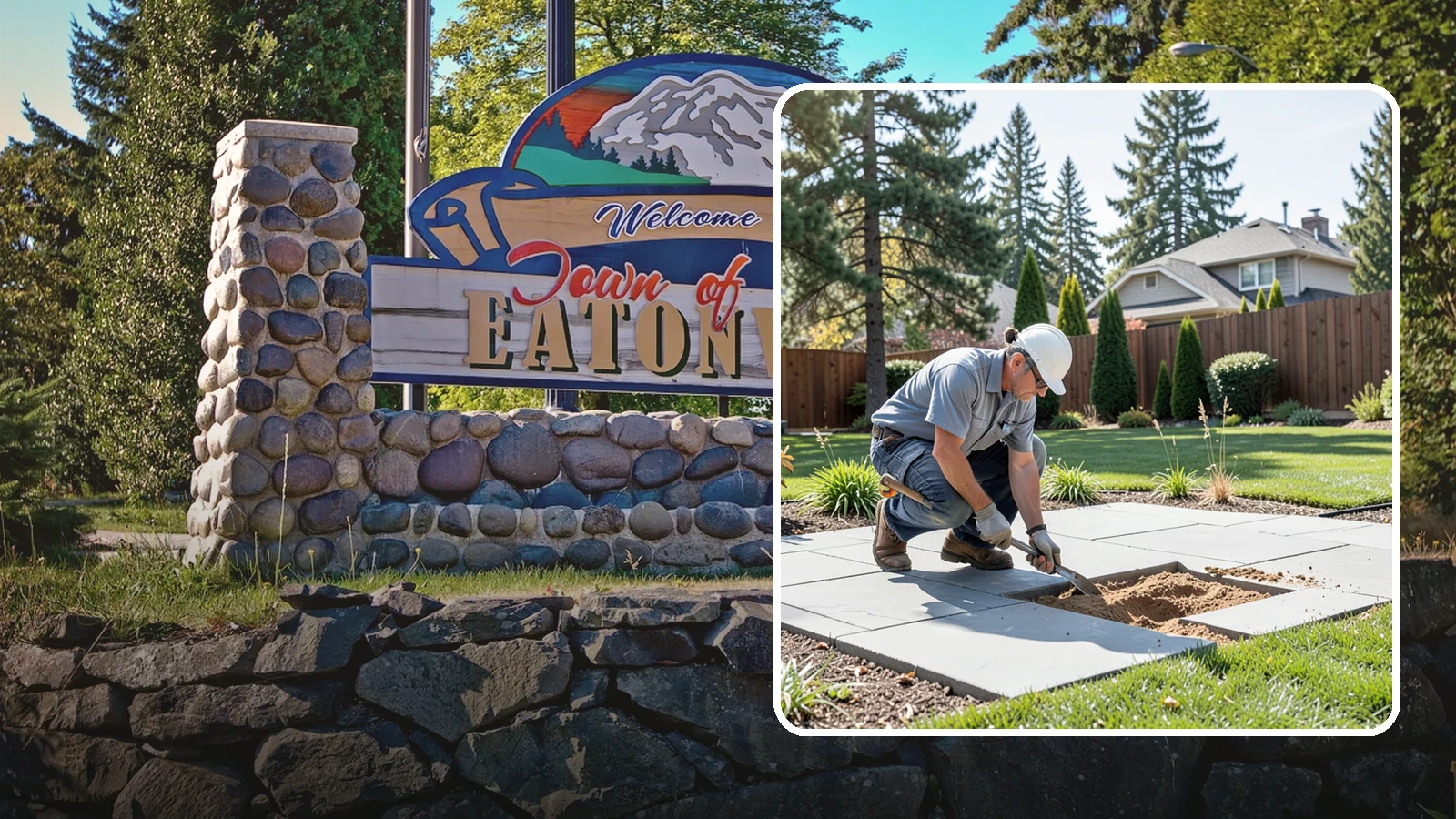 Paver Repair & Releveling in Eatonville, Pierce County, WA - Repair of sunken, shifted, or damaged pavers to restore a smooth, level, safe surface.