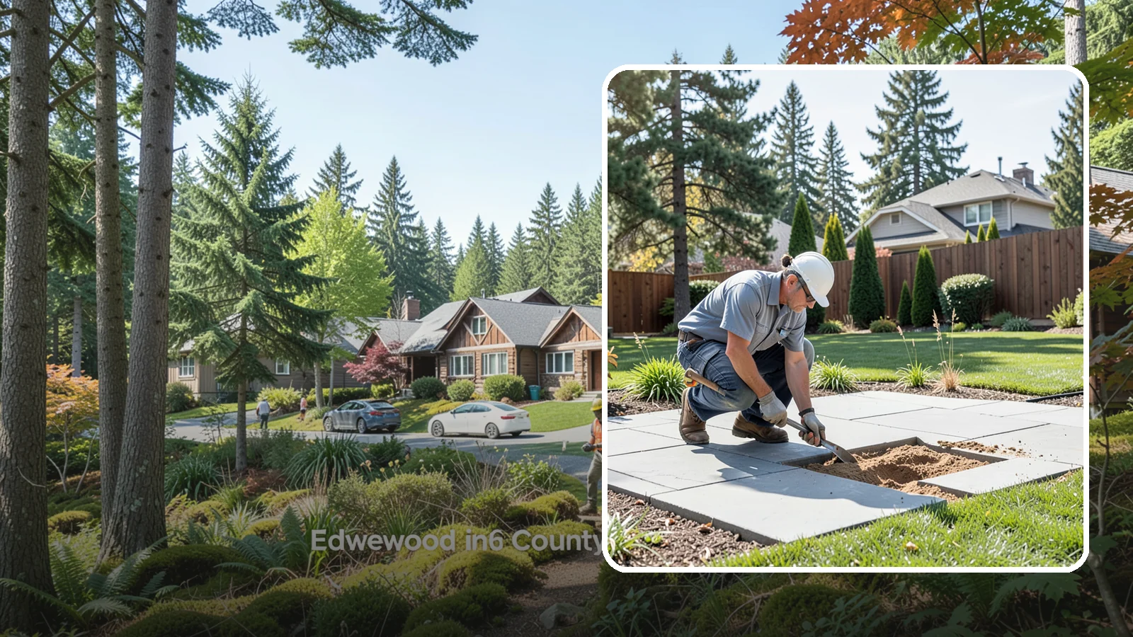 Paver Repair & Releveling in Edgewood, Pierce County, WA - Repair of sunken, shifted, or damaged pavers to restore a smooth, level, safe surface.