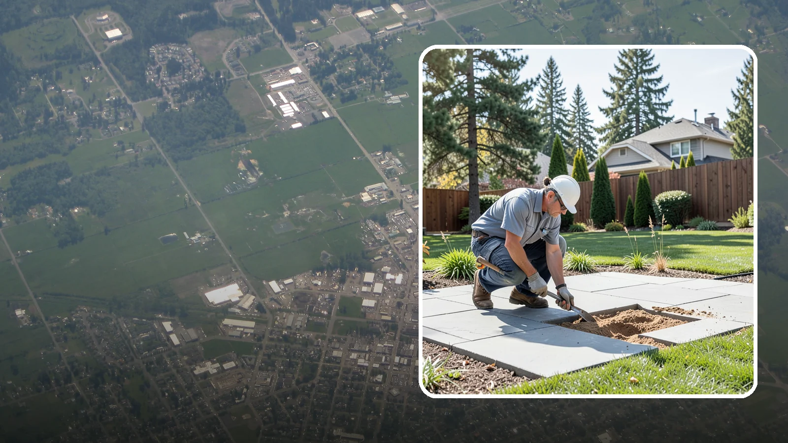Paver Repair & Releveling in Enumclaw, King County, WA - Repair of sunken, shifted, or damaged pavers to restore a smooth, level, safe surface.