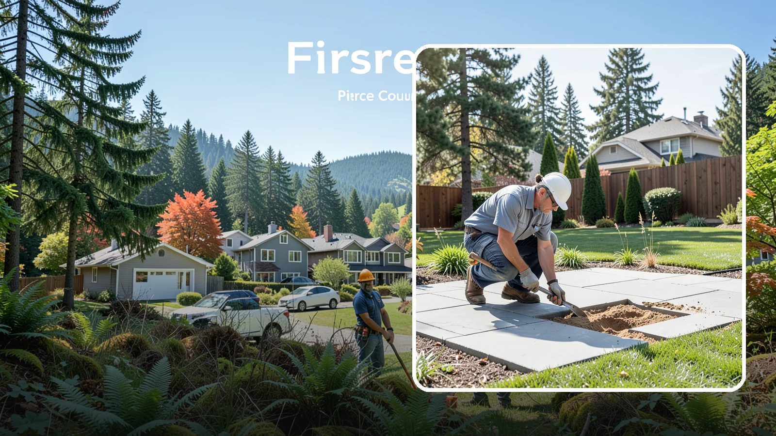 Paver Repair & Releveling in Fircrest, Pierce County, WA - Repair of sunken, shifted, or damaged pavers to restore a smooth, level, safe surface.