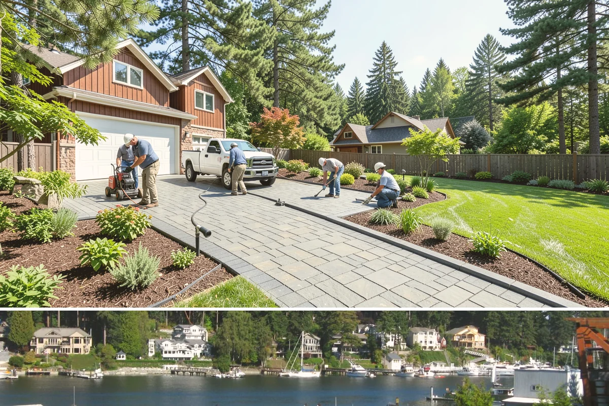 Paver Repair & Releveling in Gig Harbor, Pierce County, WA - Best done spring through fall.