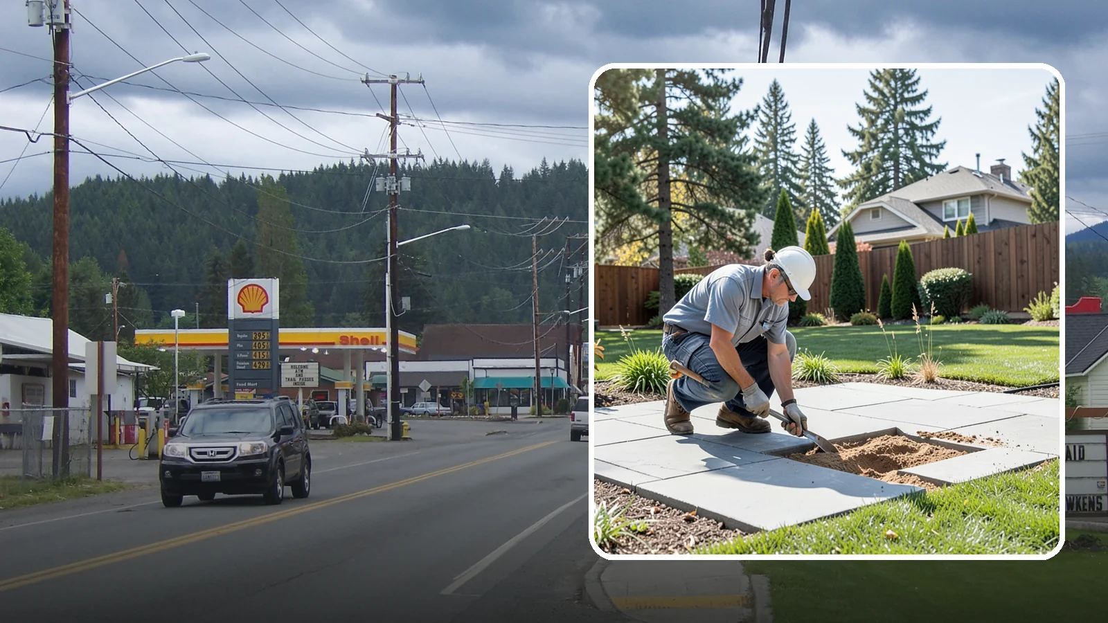 Paver Repair & Releveling in Granite Falls, Snohomish County, WA - Repair of sunken, shifted, or damaged pavers to restore a smooth, level, safe surface.