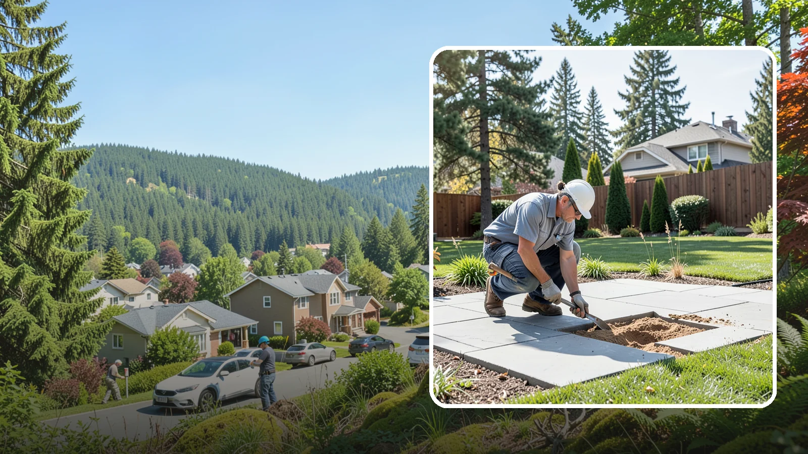 Paver Repair & Releveling in Index, Snohomish County, WA - Repair of sunken, shifted, or damaged pavers to restore a smooth, level, safe surface.