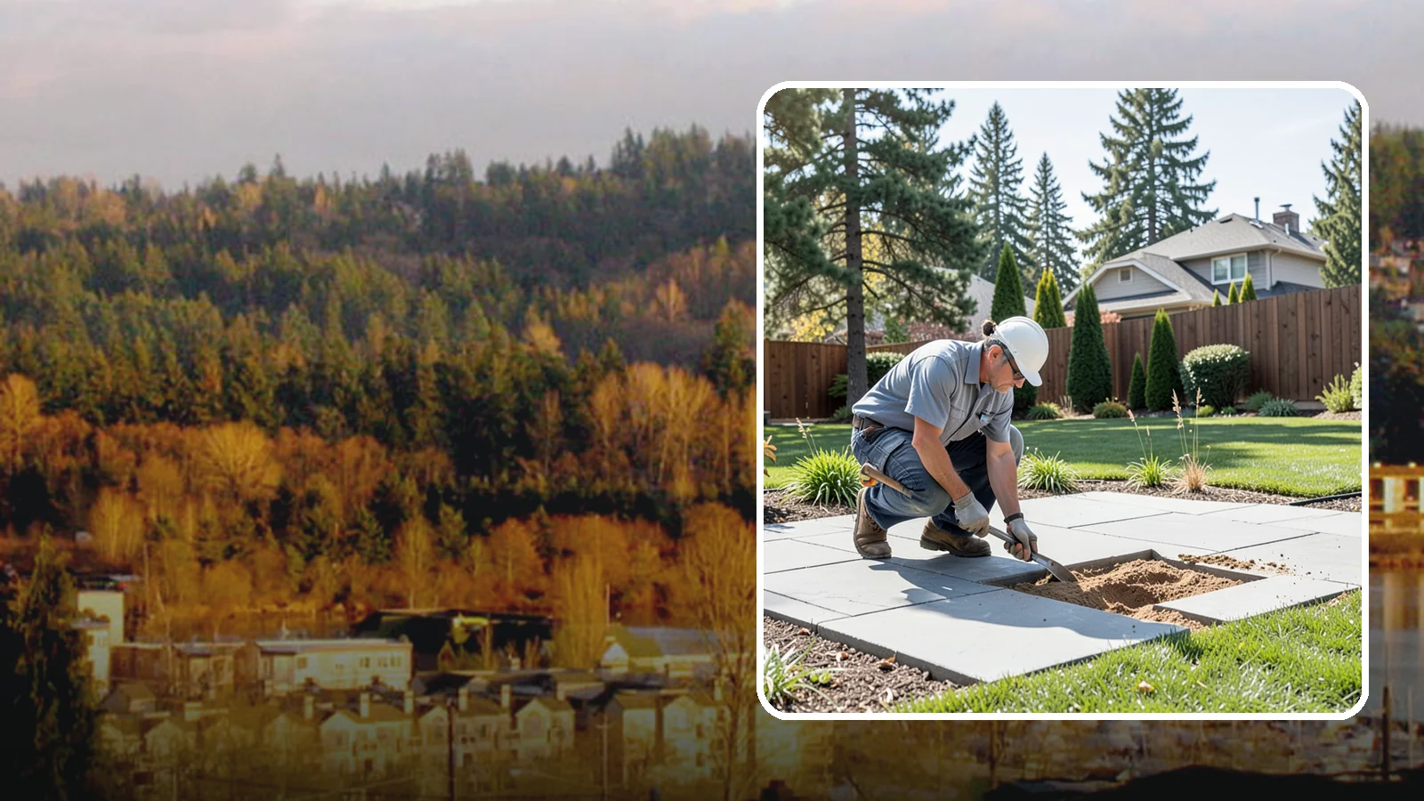 Paver Repair & Releveling in Kenmore, King County, WA - Repair of sunken, shifted, or damaged pavers to restore a smooth, level, safe surface.