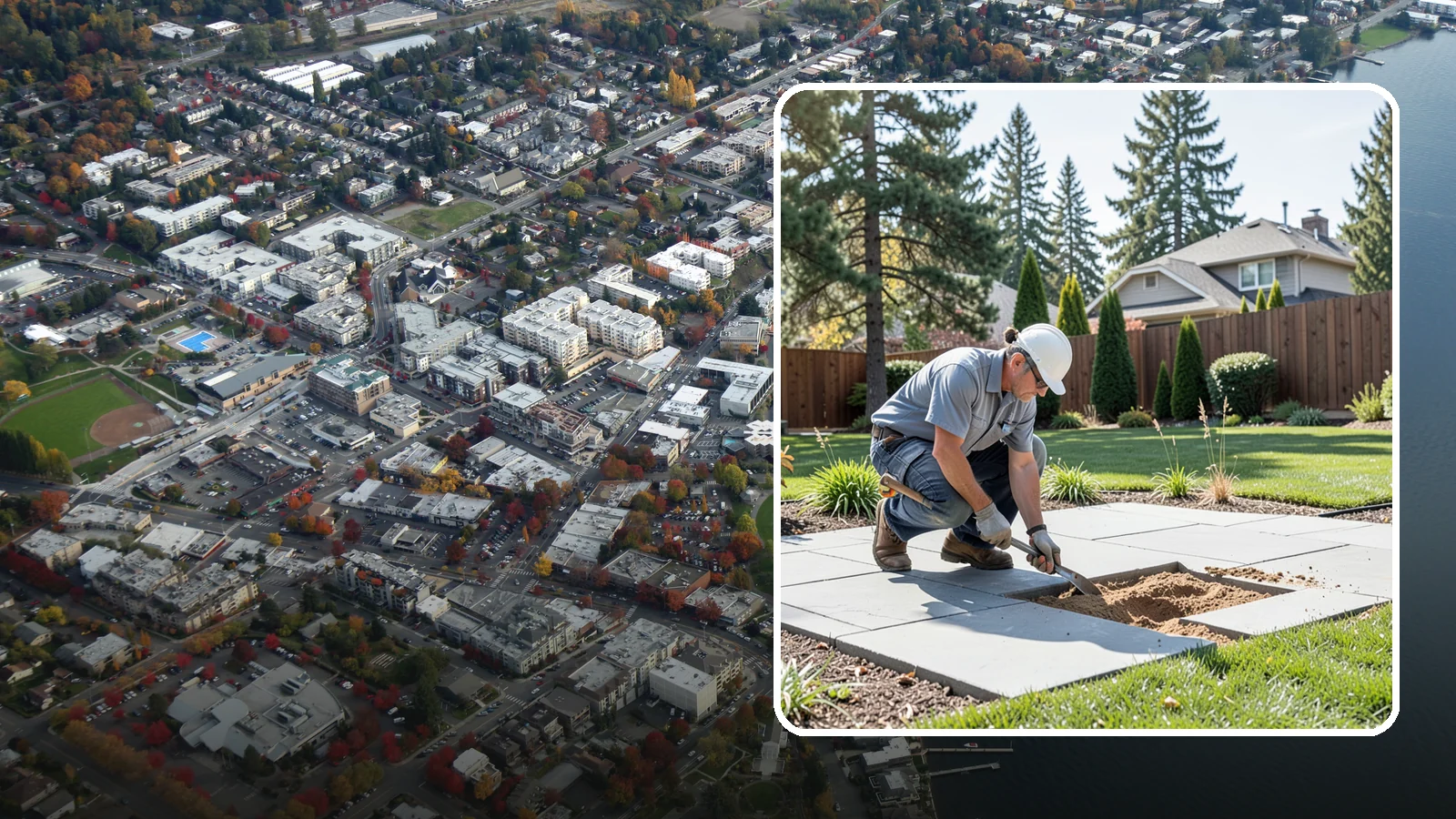 Paver Repair & Releveling in Kirkland, King County, WA - Repair of sunken, shifted, or damaged pavers to restore a smooth, level, safe surface.