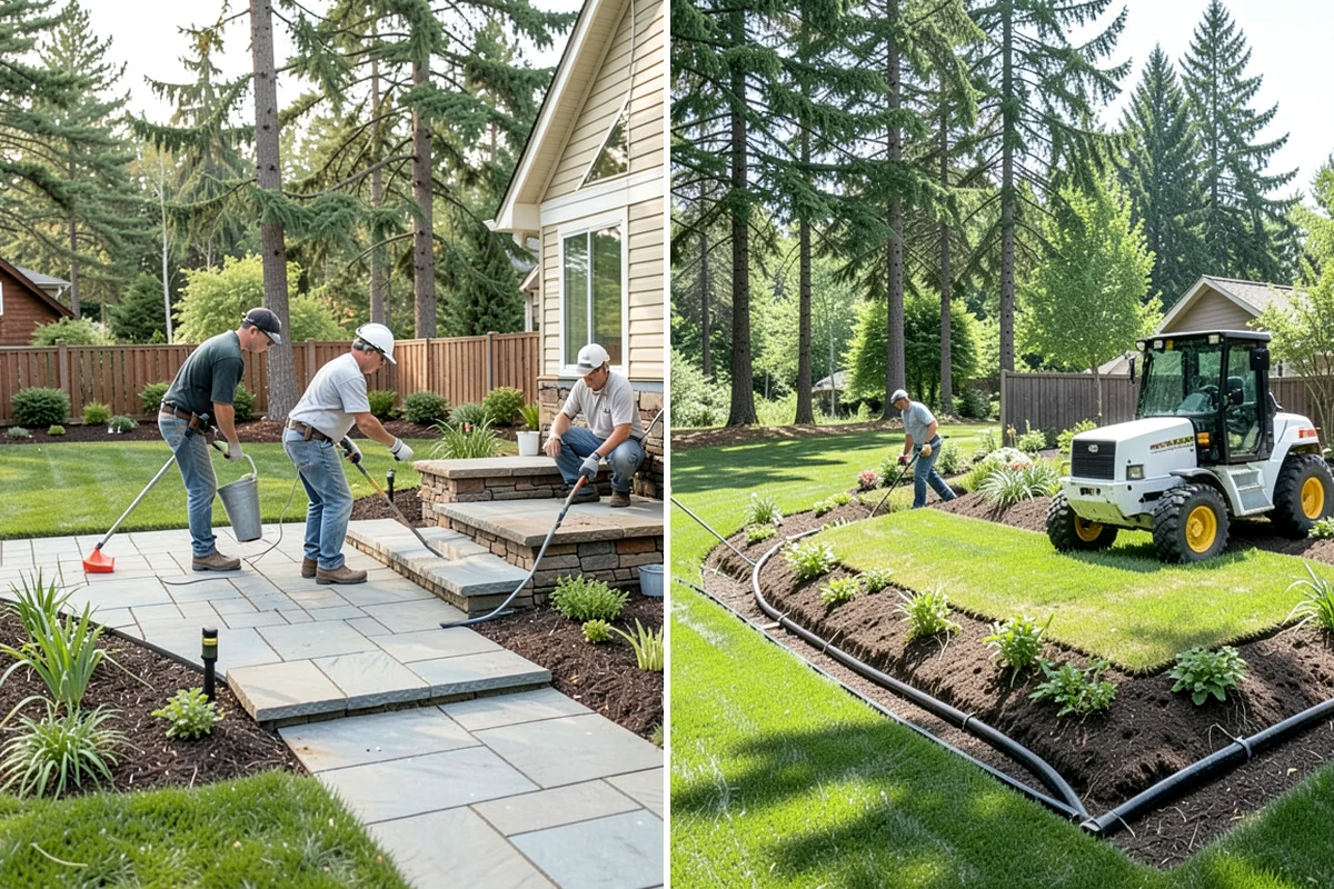 Paver Repair & Releveling in Maple Valley, King County, WA - Assess the settled or damaged area