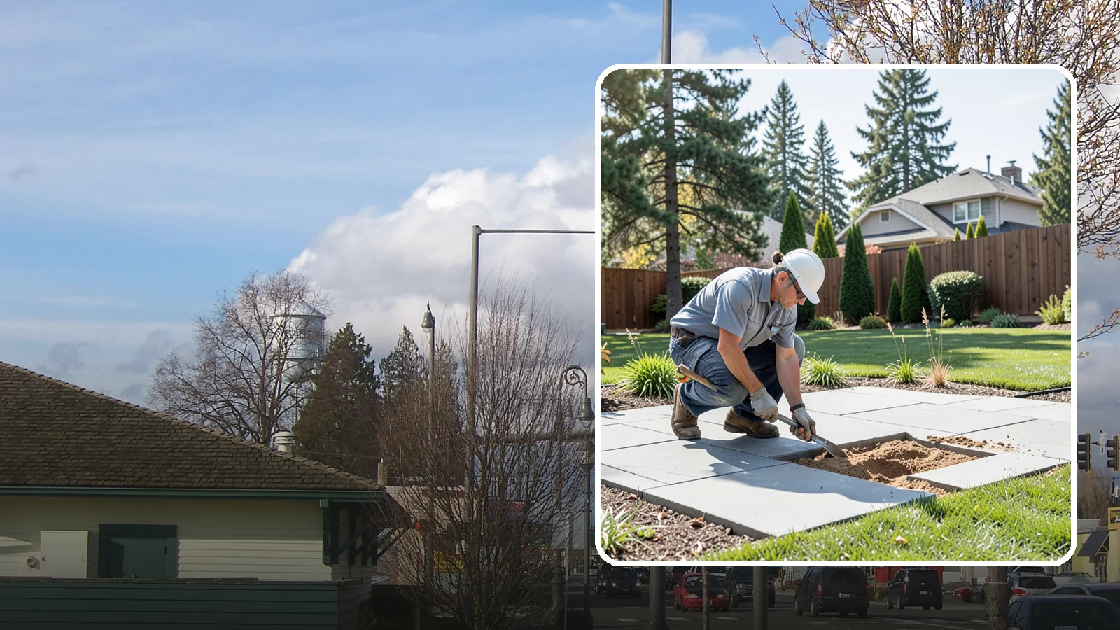Paver Repair & Releveling in Marysville, Snohomish County, WA - Repair of sunken, shifted, or damaged pavers to restore a smooth, level, safe surface.